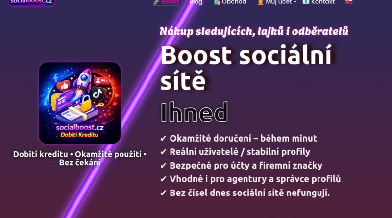 SocialBoost.cz: růst sociálních sítí řízený daty – bez zbytečných slibů a bez přístupu k účtům